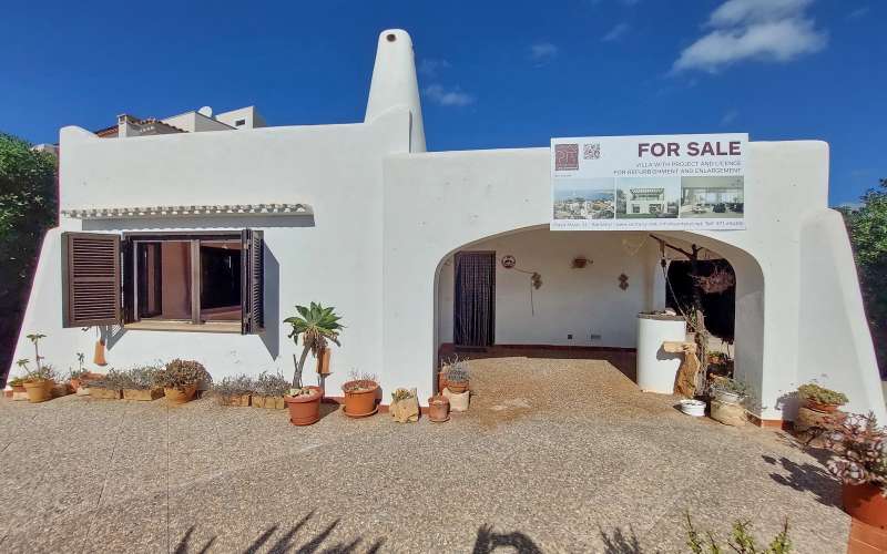 Cala Mondrago, Haus mit Meerblick